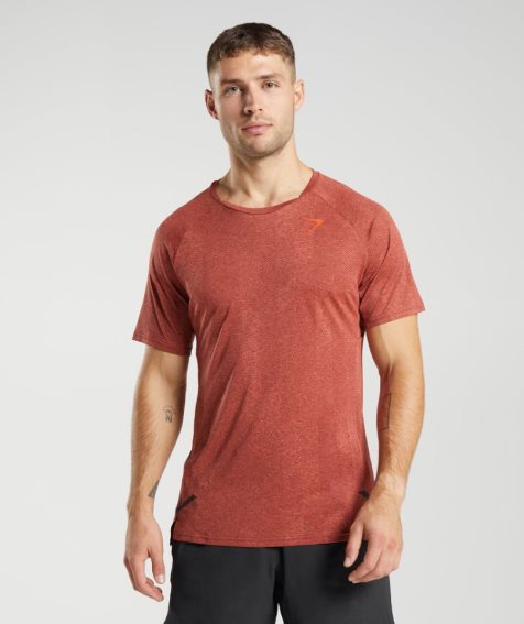 Gymshark Apex Férfi Póló Barna | HU-H-217