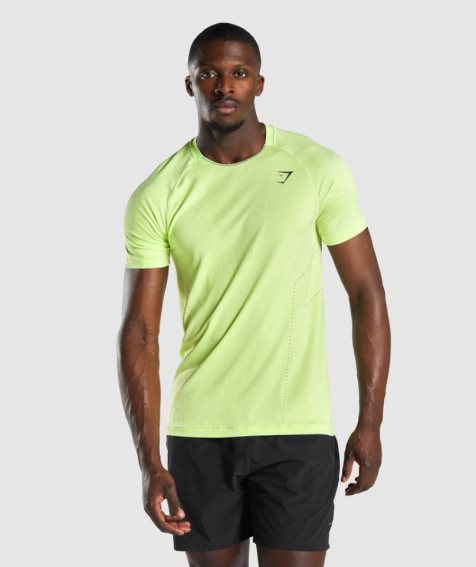 Gymshark Apex Perform Férfi Póló Világos Zöld | HU-E-901