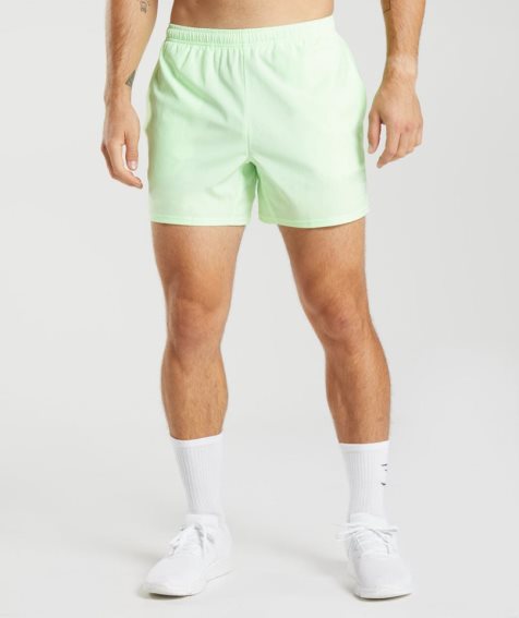 Gymshark Arrival 5" Férfi Rövidnadrág Menta | HU-F-861