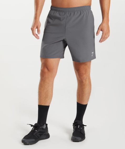 Gymshark Arrival 7" Férfi Rövidnadrág Szürke | HU-X-718