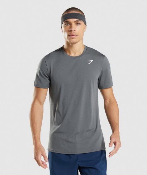 Gymshark Arrival Férfi Póló Szürke | HU-C-791