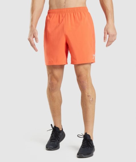 Gymshark Arrival Férfi Rövidnadrág Narancssárga | HU-X-683