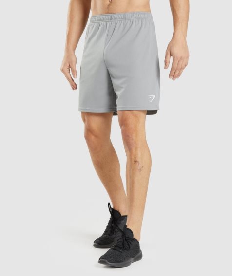 Gymshark Arrival Kötött Férfi Rövidnadrág Szürke | HU-J-916