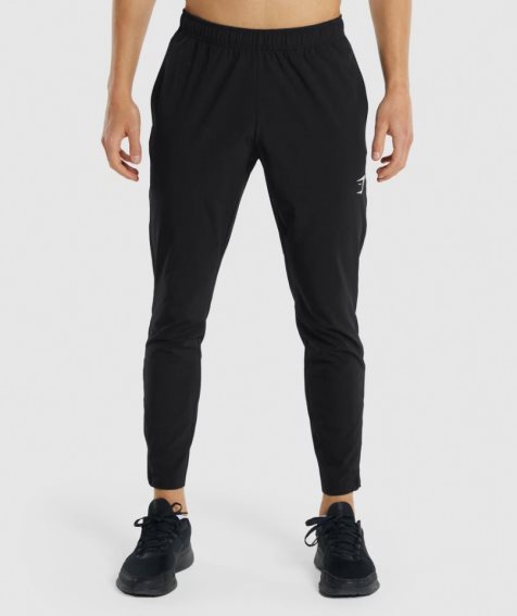 Gymshark Arrival Woven Férfi Jogger Nadrág Fekete | HU-Q-571