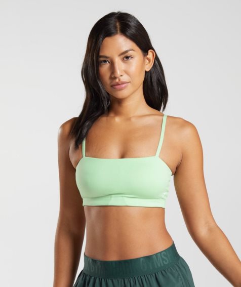 Gymshark Bandeau Női Sportmelltartó Menta | HU-G-648