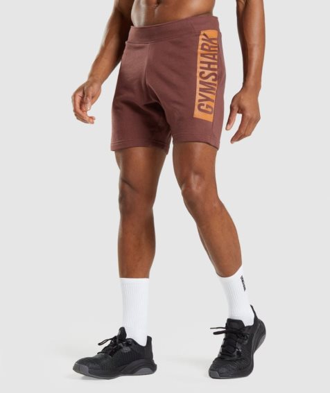 Gymshark Bold Férfi Rövidnadrág Barna | HU-K-107
