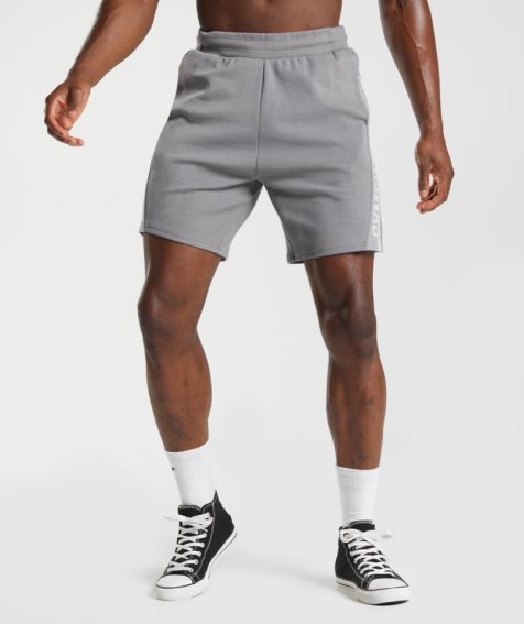 Gymshark Bold React 5" Férfi Rövidnadrág Szürke | HU-I-275
