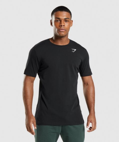Gymshark Critical Férfi Póló Fekete | HU-C-642