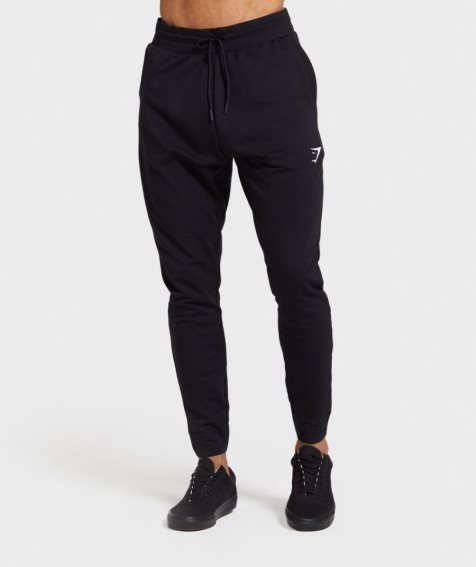 Gymshark Critical Zip Férfi Jogger Nadrág Fekete | HU-R-359