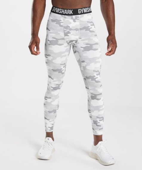 Gymshark Element Baselayer Férfi Leggings Camo | HU-B-096