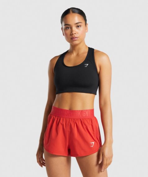 Gymshark Essential Racer Back Női Sportmelltartó Fekete | HU-V-872