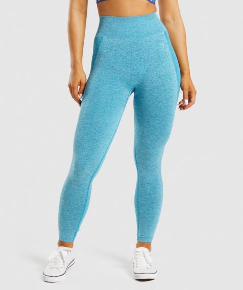 Gymshark Flex High Waisted Női Leggings Kék | HU-I-684