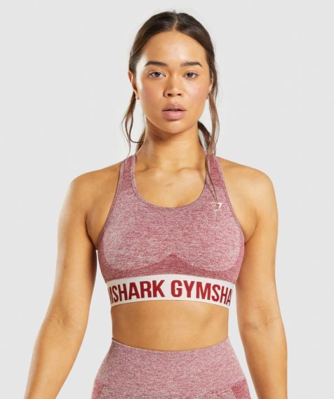 Gymshark Flex Női Sportmelltartó Bordó | HU-G-658