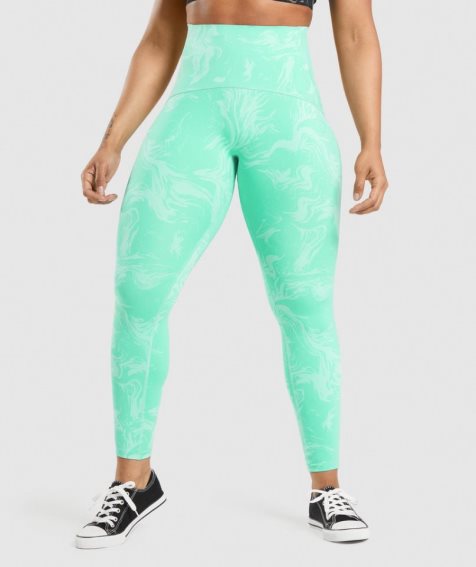 Gymshark GS Power High Rise Női Leggings Világos Türkiz | HU-K-932