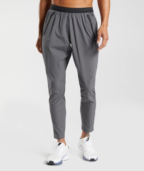 Gymshark Hibrid Woven Férfi Jogger Nadrág Szürke | HU-A-406