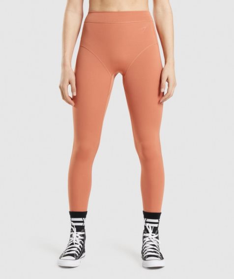 Gymshark KK Fit 7/8 Női Leggings Narancssárga | HU-V-971