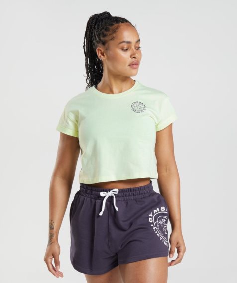 Gymshark Legacy Női Vágott Felsők Menta | HU-R-102