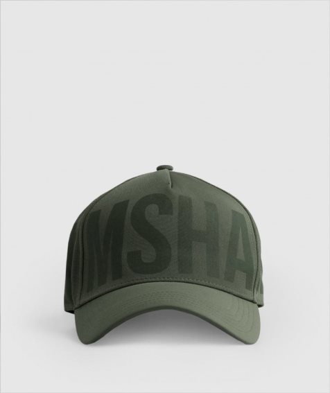 Gymshark Logo Trucker Sapkák Olivazöld | HU-N-741