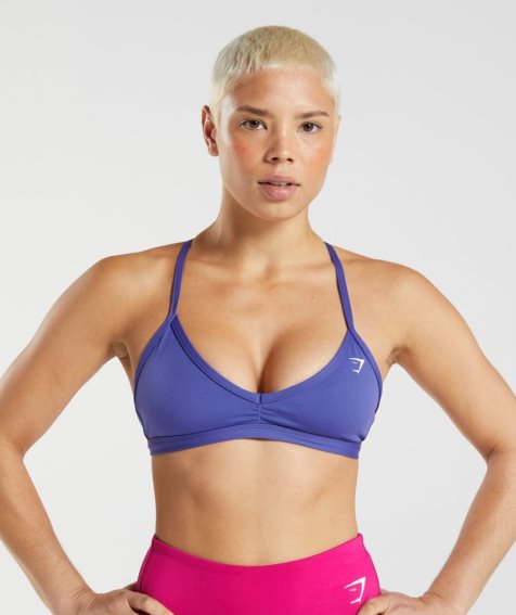 Gymshark Minimal Női Sportmelltartó Lila | HU-T-819