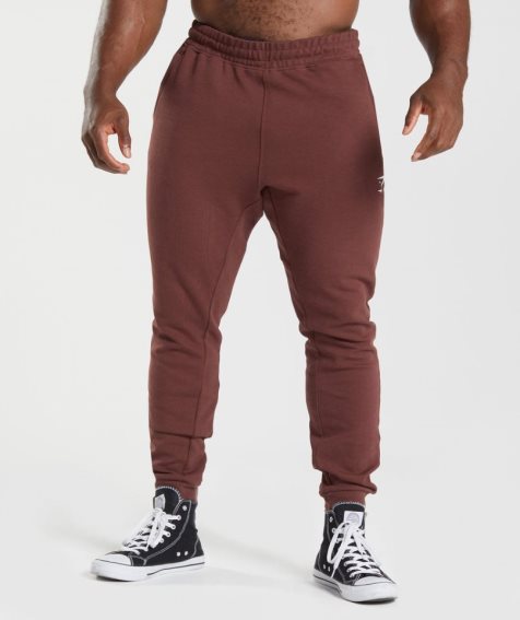 Gymshark React Férfi Jogger Nadrág Barna | HU-P-148