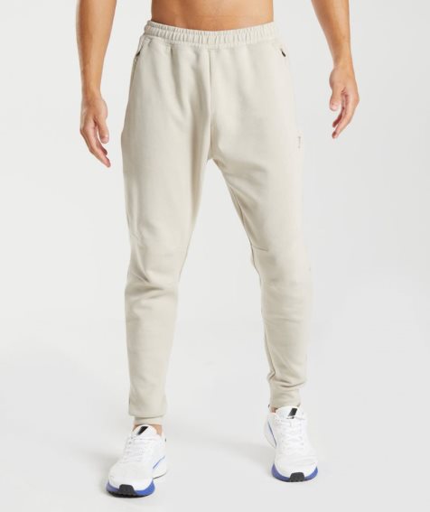 Gymshark Rest Day Knit Férfi Jogger Nadrág Krém | HU-K-304