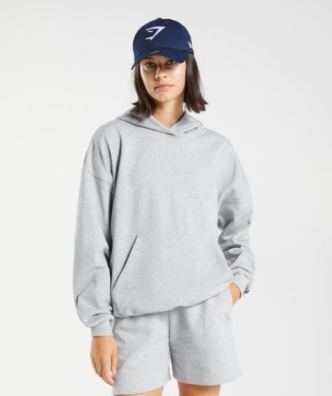 Gymshark Rest Day Sweats Női Kapucnis Pulóver Világos Szürke | HU-W-209