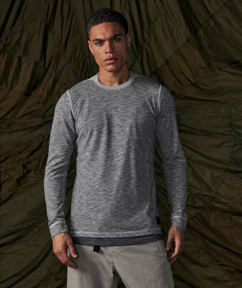 Gymshark Retake Long Sleeve Férfi Póló Szürke | HU-Z-978