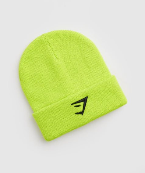Gymshark Sharkhead Téli Sapka Zöld | HU-W-295