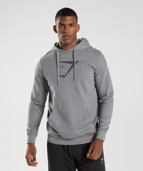 Gymshark Sharkhead Infill Férfi Kapucnis Pulóver Szürke | HU-L-830