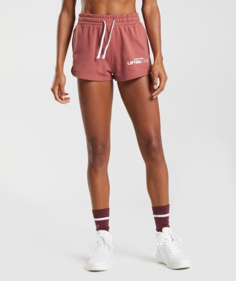 Gymshark Social Club Női Rövidnadrág Rózsaszín | HU-W-458