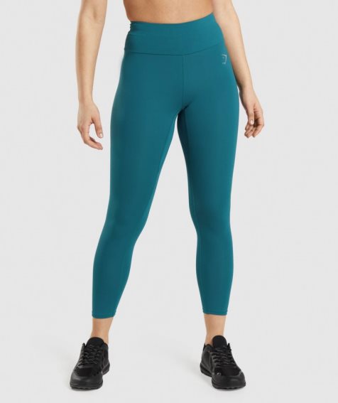Gymshark Speed Női Leggings Türkiz | HU-C-730