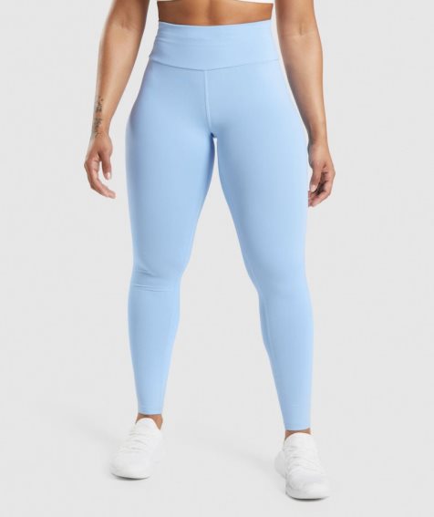 Gymshark Speed Női Leggings Világos Kék | HU-P-743