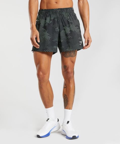 Gymshark Sport 5" Férfi Rövidnadrág Fekete | HU-D-058