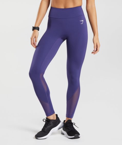 Gymshark Sport Futó Női Leggings Lila | HU-N-563