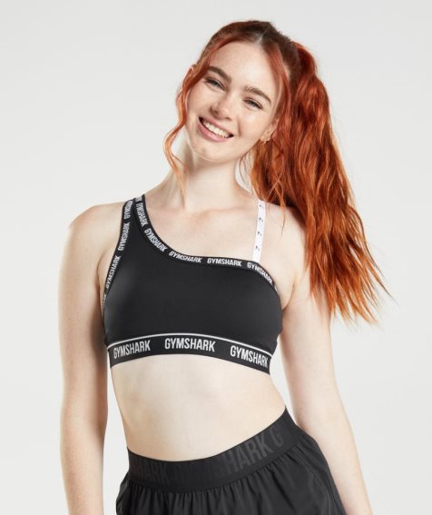 Gymshark Strike Női Sportmelltartó Fekete | HU-J-314