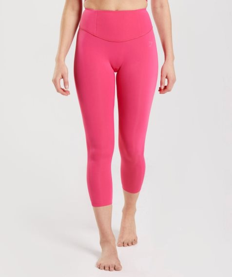 Gymshark Studio 7/8 Női Leggings Rózsaszín | HU-J-038
