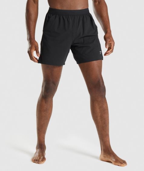 Gymshark Studio Férfi Rövidnadrág Fekete | HU-O-375