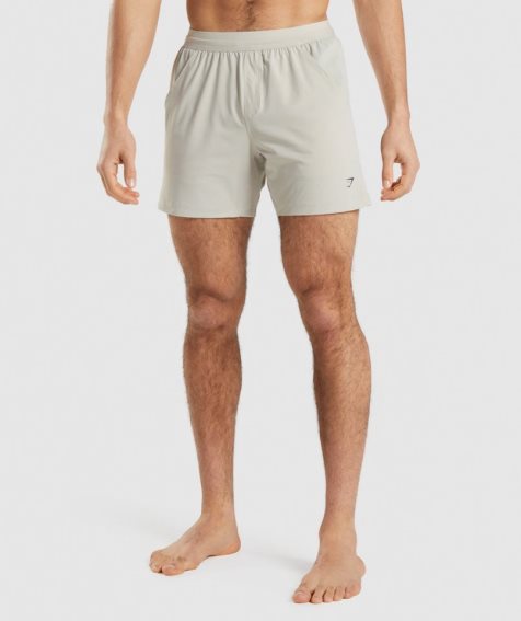 Gymshark Studio Férfi Rövidnadrág Világos Szürke | HU-X-458