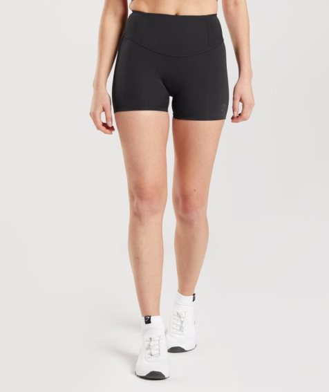Gymshark Studio Női Rövidnadrág Fekete | HU-Q-352