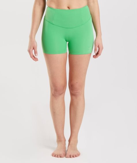 Gymshark Studio Női Rövidnadrág Zöld | HU-D-421