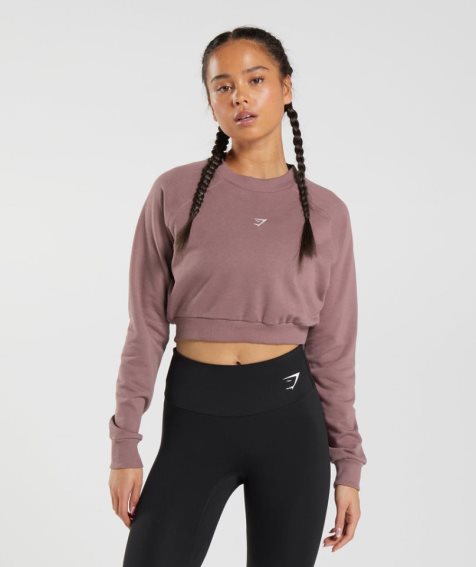 Gymshark Torna Cropped Női Pulóverek Rózsaszín | HU-X-946