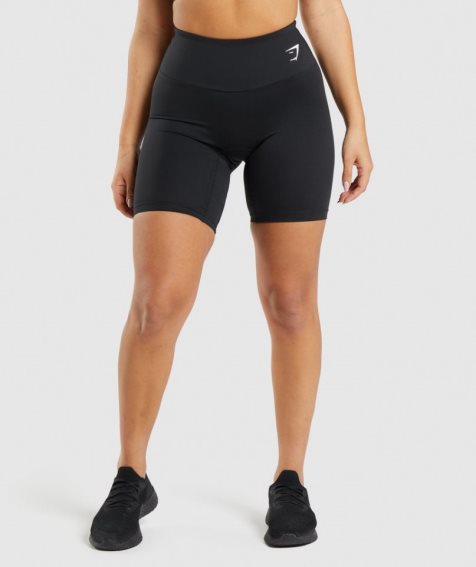 Gymshark Torna Cycling Női Rövidnadrág Fekete | HU-H-423