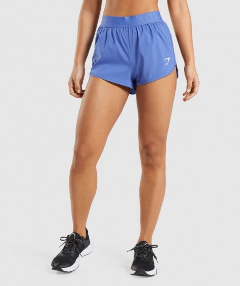 Gymshark Torna Loose Fit Női Rövidnadrág Kék | HU-E-329