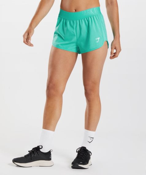 Gymshark Torna Loose Fit Női Rövidnadrág Türkiz | HU-G-395