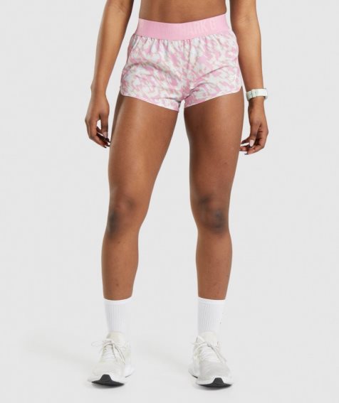 Gymshark Torna Loose Fit Női Rövidnadrág Rózsaszín | HU-W-679