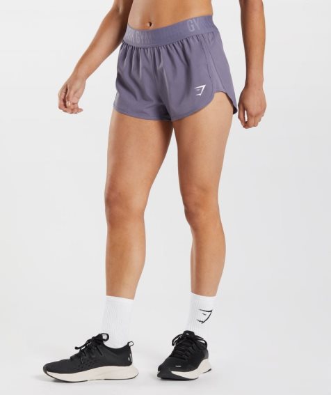 Gymshark Torna Loose Fit Női Rövidnadrág Lila | HU-Y-214