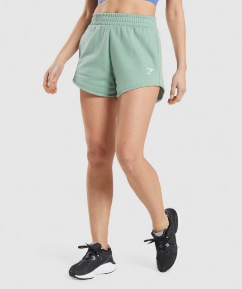 Gymshark Torna Sweat Női Rövidnadrág Menta | HU-F-276