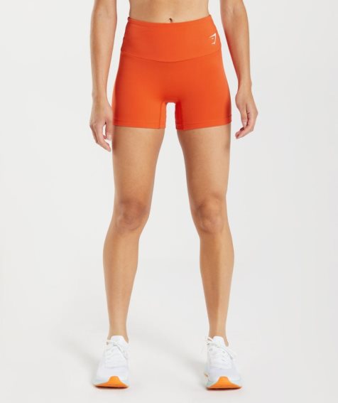 Gymshark Torna Tight Női Rövidnadrág Narancssárga | HU-E-217