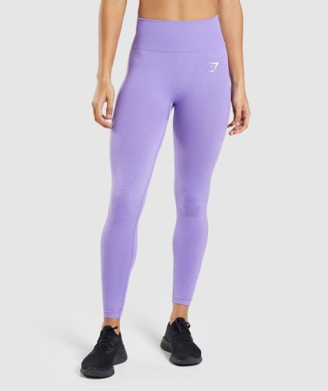 Gymshark Vital Seamless 2.0 Női Leggings Levendula | HU-G-591