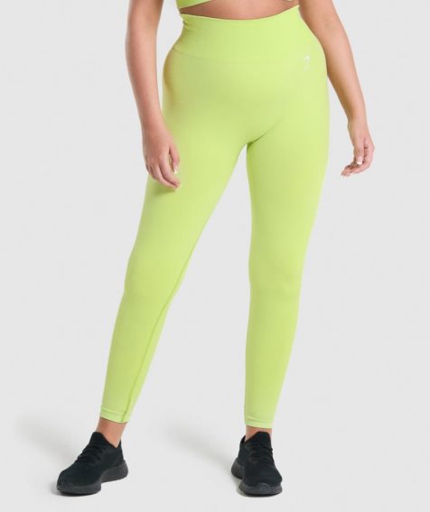 Gymshark Vital Seamless 2.0 Női Leggings Sárga | HU-Q-083